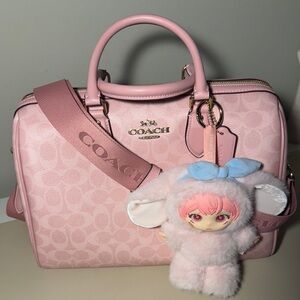 NWT COACH LARGE POWDER PINK ROWAN